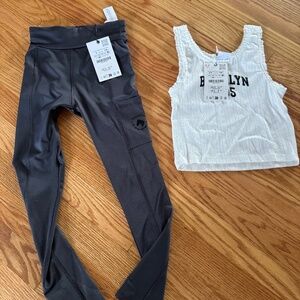 NWT Zara legging and shirt